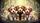 Fluffy Puppies Polka Dot Bandana Red Bow Tie Soft Focus Garden Dandelions - Puppy Lover Gift Car Sunshade - 7