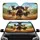Prominent Black and Tan Dachshund Pack Rolling Hills Adventure - Dog Lover Gift Car Sunshade - 1