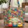 Three Fluffy Sheep Leaf Swirl Floral Wreath - Everyday Tote Gift for Wildlife Lovers Quilted Tote Bag - 1