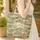 Japanese Birds Layered Mountain Landscape Personalized Name - Wildlife Lover Gift Quilted Tote Bag - 4
