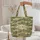 Japanese Birds Layered Mountain Landscape Personalized Name - Wildlife Lover Gift Quilted Tote Bag - 5