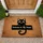 Black Cat Wide Eyes Whiskers Welcome Home Banner - Outdoor Welcome Home Decor Gift for Cat Lover Doormat - 1