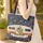 Vintage Travel Trailer Saguaro Stars Personalized - Adventure Travel Gift for Travelers Quilted Tote Bag - 4