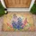 Bellflower Sweet Pea Wildflowers Butterfly - Home Decor Gift for Gardeners and Nature Lovers Doormat - 1