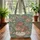 Lush Floral Roses Peonies Bouquet Wreath - Everyday Tote Floral Lover Gift Quilted Tote Bag - 3