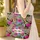 Personalized Leopard Zebra Cowhide Hibiscus Anthurium Plumeria Wreath - Everyday Tote Quilted Tote Bag - 4