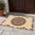Mandala Lotus Floral Vines Blue Flowers Orange Blossoms Boho - Outdoor Home Decor Gift Doormat - 5
