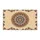 Mandala Lotus Floral Vines Blue Flowers Orange Blossoms Boho - Outdoor Home Decor Gift Doormat - 3