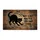 Black Cat Hates Trump Text - Political Statement Decor for Cat Lover Doormat - 3