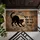 Black Cat Hates Trump Text - Political Statement Decor for Cat Lover Doormat - 6
