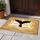 Large Black Whale Tail Fluke Whalecome - Water Ripples Home Decor Gift for Wildlife Lover Doormat - 5