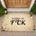 F*CK FESTIVE AS Holly Berries Snowflakes - Christmas Holiday Gift Doormat - 1