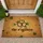 Custom Family Name Black Outline Shamrock Celtic Knot - Irish Heritage Home Decor Gift for Family Doormat - 1