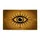 Evil Eye Moon Star Occult - Spiritual Home Protection Mystical Lover Gift Doormat - 3