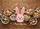 Pink Easter Bunny Happy Easter Please Stop Here Eggs Floral Field - Easter Holiday Decor Doormat - 7