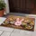 Pink Easter Bunny Happy Easter Please Stop Here Eggs Floral Field - Easter Holiday Decor Doormat - 5