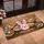 Pink Easter Bunny Happy Easter Please Stop Here Eggs Floral Field - Easter Holiday Decor Doormat - 4