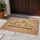 Black Outline Bunny Spring Flowers Welcome Text - Everyday Home Decor Gift Doormat - 5