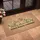 Black Outline Bunny Spring Flowers Welcome Text - Everyday Home Decor Gift Doormat - 4