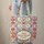 Folk Art Daisy Blossom Botanical Wreath Red Berry Blue Sprig Stars - Boho Lifestyle Gift Quilted Tote Bag - 6
