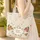 Ornate Butterflies Floral Wreath Wildflowers - Nature Lover Everyday Gift for Her Quilted Tote Bag - 4