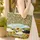 Personalized Sheep Sunflowers Wildflowers Green Hills - Farmhouse Home Decor Gift Quilted Tote Bag - 4