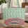 Personalized Vintage Sardine Can Label Fish Bubbles - Food Lover Gift Quilted Tote Bag - 1