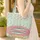 Personalized Vintage Sardine Can Label Fish Bubbles - Food Lover Gift Quilted Tote Bag - 4