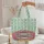 Personalized Vintage Sardine Can Label Fish Bubbles - Food Lover Gift Quilted Tote Bag - 5