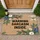 Warning Sarcasm Inside Eucalyptus Daisy Baby's Breath - Natural Home Decor Gift Doormat - 1