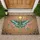 Luna Moth Pink Flowers Moon Phase - Nature Lover Garden Decor Gift Doormat - 1