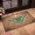 Luna Moth Pink Flowers Moon Phase - Nature Lover Garden Decor Gift Doormat - 4