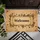 Unrolled Scroll Welcome Text Leaf - Everyday Home Decor Gift for All Seasons Doormat - 6