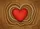 Large Bold Red Heart Organic Warm Brown Farmhouse Housewarming Gift Doormat - 7