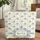 Roses Vines Floral Wreath Personalized Name Botanical Medallion - Everyday Home Decor Gift Quilted Tote Bag - 1