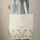 Baby Elephants Wildflowers Daisies - Personalized Wildlife Lover Gift Quilted Tote Bag - 6