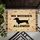 Dachshund Dog NO WEENIES ALLOWED Humorous Home Garden Decor for Dachshund Lovers Doormat - 6