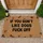 Rustic Dog Lover Text Paw Print Bone - Home Decor Gift for Pet Owners Doormat - 1