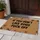 Rustic Dog Lover Text Paw Print Bone - Home Decor Gift for Pet Owners Doormat - 5