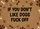 Rustic Dog Lover Text Paw Print Bone - Home Decor Gift for Pet Owners Doormat - 7