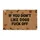 Rustic Dog Lover Text Paw Print Bone - Home Decor Gift for Pet Owners Doormat - 3