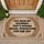 Sarcastic Social Interaction Quote - Everyday Home Decor Gift Doormat - 1