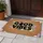 Good Vibes Peace Sign Hand Rose Iris Foliage - Positive Lifestyle Home Decor Doormat - 5