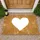 White Heart Patterns - Boho Farmhouse Home Decor Gift Doormat - 1