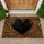 Black Heart - Rustic Home Decor Everyday Accents Doormat - 1