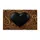 Black Heart - Rustic Home Decor Everyday Accents Doormat - 3