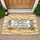 Custom Family Name and Year Beach House Oars Seashells - Coastal Home Decor Gift Doormat - 1