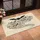 Black Bat Silhouette Swarm Tan Background - Wildlife Lover Home Decor Gift Doormat - 4