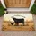 Custom Name and Year Valley Farm Cow Calf Chicken Silhouettes - Farmhouse Home Decor Gift Doormat - 1