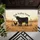 Custom Name and Year Valley Farm Cow Calf Chicken Silhouettes - Farmhouse Home Decor Gift Doormat - 6